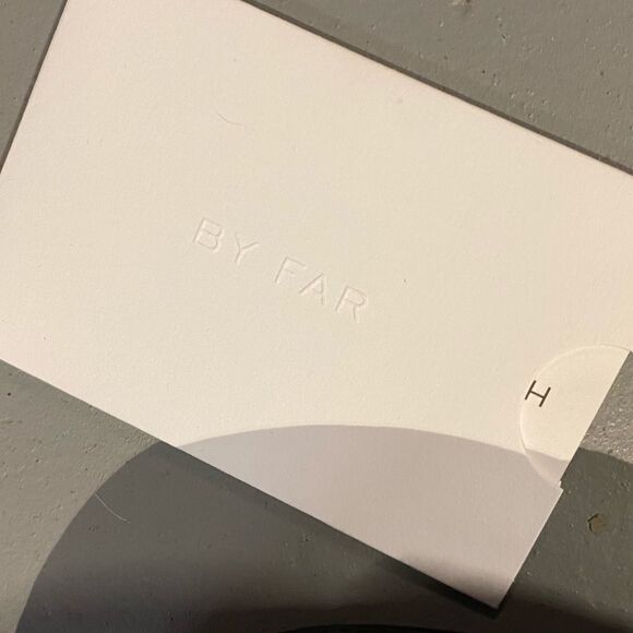 NEW By Far Soho Circular Mini Shoulder Bag Black crocodile purse silver Y2K $570 - Picture 14 of 14